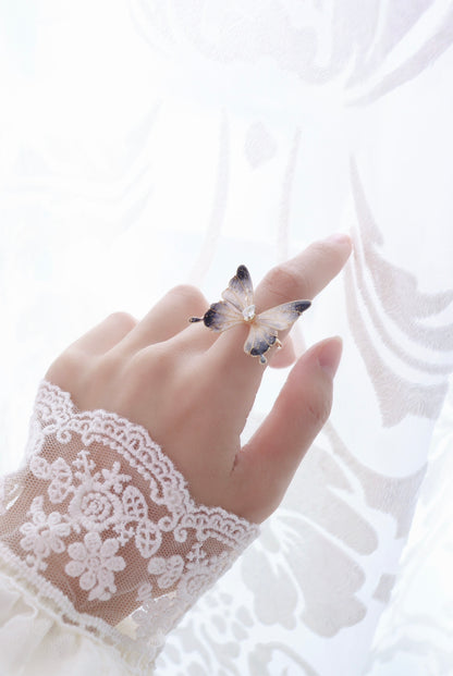 Adjustable Butterfly Rings