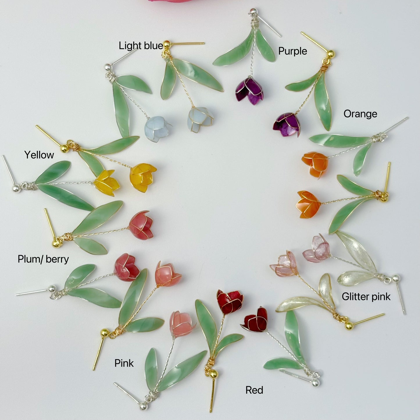 Tulip Bracelet, Multicolour, Silver + Yellow Gold