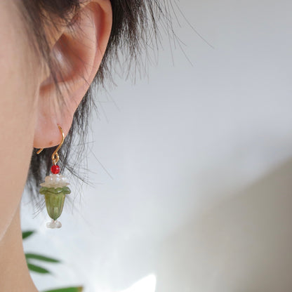 Melon Milkshake Ice-cream Bead Earrings