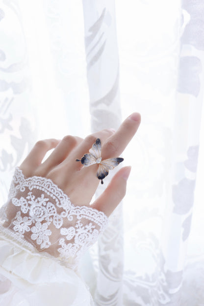 Adjustable Butterfly Rings