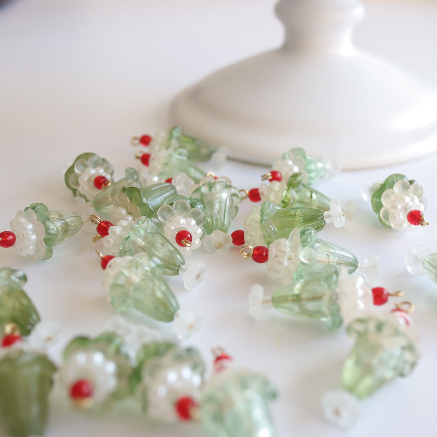 Melon Milkshake Ice-cream Bead Earrings