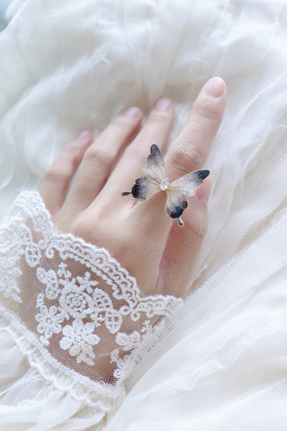 Adjustable Butterfly Rings