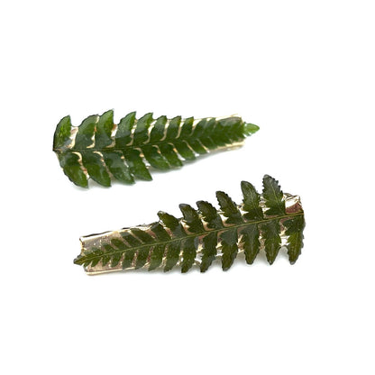 Real Leaf Hair Clips