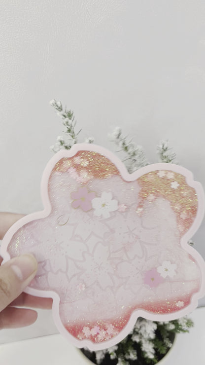 Cherry Blossom Fluid Coaster