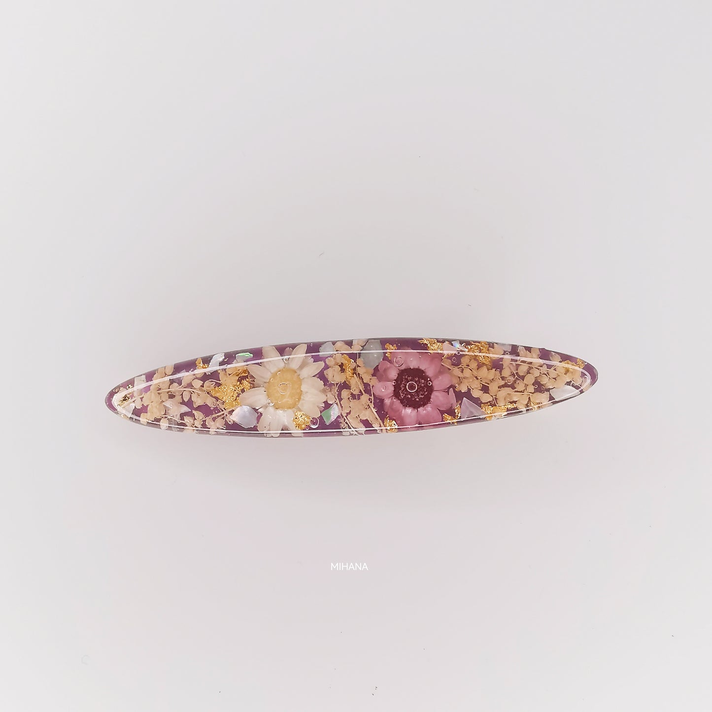 Real Flower Hair Clips