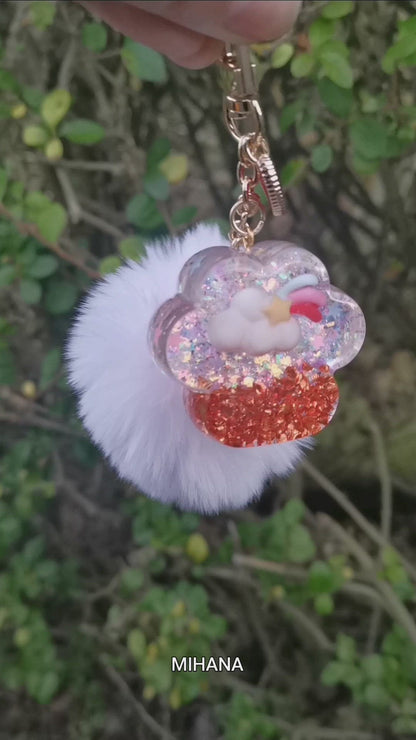 Rainbow Paw Bagcharm