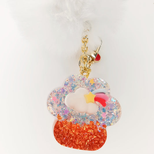 Rainbow Paw Bagcharm