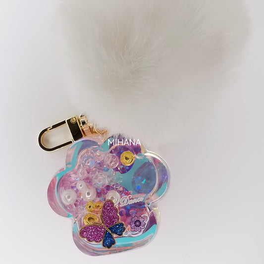 Butterfly Holographic Fluid Paw Bagcharm