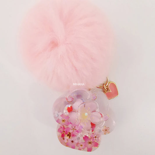 Sakura Cherry Blossom Shaker Paw Bagcharm