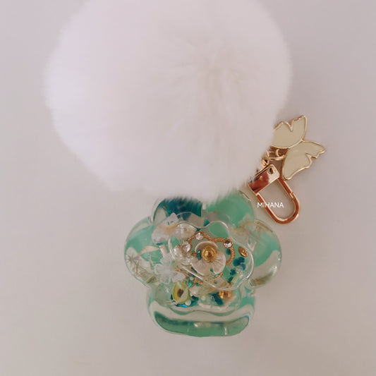 Lime Butterfly Fluid Paw Shaker Bagcharm